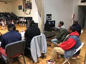 WAUG at Basketball Game